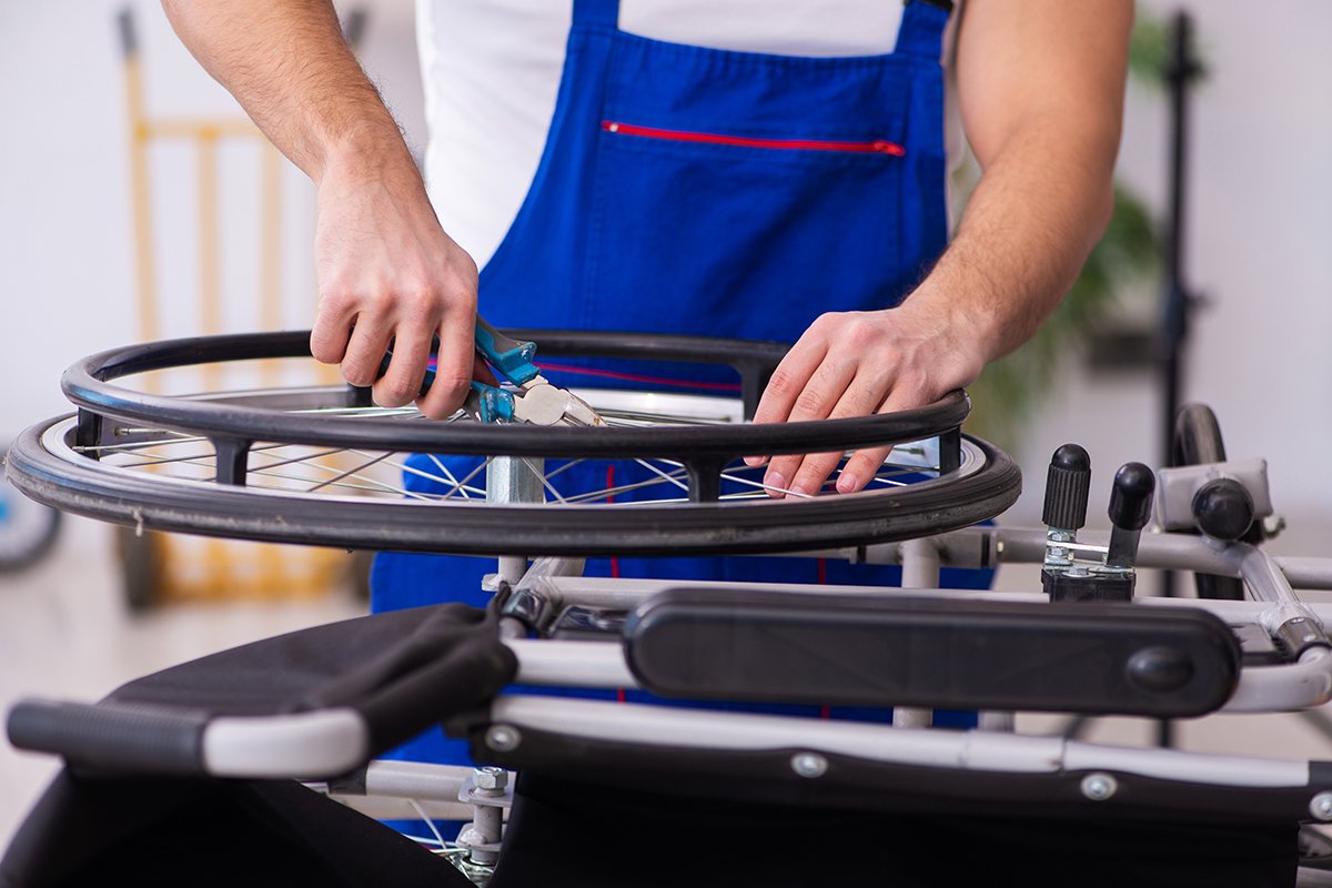 repairing wheel chair